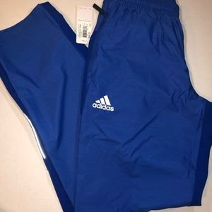 NWT Blue adidas track pants size small